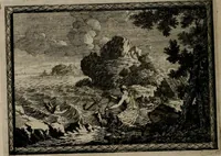 An illustration from Cupidoos mengelwerken, of, Minnespiegel der deugden : bestaande uit stightelyke zinnebeelden (1728)