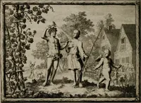 Picture 21 of 105 from Cupidoos mengelwerken, of, Minnespiegel der deugden : bestaande uit stightelyke zinnebeelden (1728), leaf 53