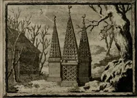 An illustration from Cupidoos mengelwerken, of, Minnespiegel der deugden : bestaande uit stightelyke zinnebeelden (1728)