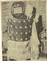 An illustration from Curios and relics. Campaign & patriotic materials (1904)