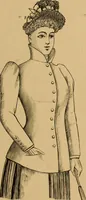 An illustration from The cutters' practical guide to the cutting of ladies' garments.. (1890)