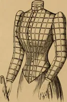 An illustration from The cutters' practical guide to the cutting of ladies' garments.. (1890)