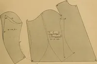 An illustration from The cutters' practical guide to the cutting of ladies' garments.. (1890)