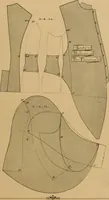 Picture 47 of 92 from The cutters' practical guide to the cutting of ladies' garments.. (1890), leaf 91