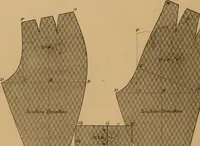 An illustration from The cutters' practical guide to the cutting of ladies' garments.. (1890)