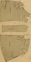 An illustration from The cutters' practical guide to the cutting of ladies' garments.. (1890)