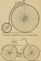 An illustration from Cycling art, energy and locomotion: a series of remarks on the development of bicycles, tricycles, and man-motor carriages (1889)
