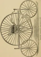 An illustration from Cycling art, energy and locomotion: a series of remarks on the development of bicycles, tricycles, and man-motor carriages (1889)