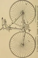 An illustration from Cycling art, energy and locomotion: a series of remarks on the development of bicycles, tricycles, and man-motor carriages (1889)