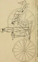 An illustration from Cycling art, energy and locomotion: a series of remarks on the development of bicycles, tricycles, and man-motor carriages (1889)