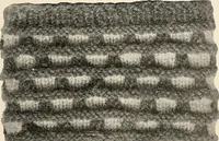 An illustration from Cycling and shooting knickerbocker stockings : how to knit them with plain and fancy turnover tops (1896)