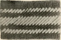 An illustration from Cycling and shooting knickerbocker stockings : how to knit them with plain and fancy turnover tops (1896)