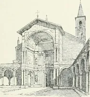 An illustration from A cyclopaedia of works of architecture in Italy, Greece, and the Levant (1895)
