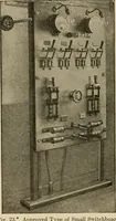 Picture 73 of 305 from Cyclopedia of applied electricity : a general reference work on direct-current generators and motors, storage batteries, electrochemistry, welding, electric wiring, meters, electric lighting, electric railways, power stations, switchboards, power transmission, alternating-current machinery, telegraphy, etc. (1916), leaf 170