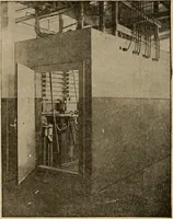 Picture 102 of 305 from Cyclopedia of applied electricity : a general reference work on direct-current generators and motors, storage batteries, electrochemistry, welding, electric wiring, meters, electric lighting, electric railways, power stations, switchboards, power transmission, alternating-current machinery, telegraphy, etc. (1916), leaf 201