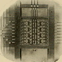 Picture 107 of 305 from Cyclopedia of applied electricity : a general reference work on direct-current generators and motors, storage batteries, electrochemistry, welding, electric wiring, meters, electric lighting, electric railways, power stations, switchboards, power transmission, alternating-current machinery, telegraphy, etc. (1916), leaf 208