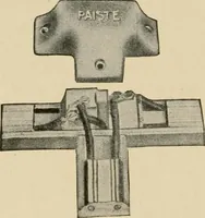 Picture 142 of 305 from Cyclopedia of applied electricity : a general reference work on direct-current generators and motors, storage batteries, electrochemistry, welding, electric wiring, meters, electric lighting, electric railways, power stations, switchboards, power transmission, alternating-current machinery, telegraphy, etc. (1916), leaf 254