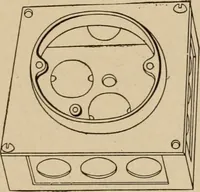 Picture 181 of 305 from Cyclopedia of applied electricity : a general reference work on direct-current generators and motors, storage batteries, electrochemistry, welding, electric wiring, meters, electric lighting, electric railways, power stations, switchboards, power transmission, alternating-current machinery, telegraphy, etc. (1916), leaf 309