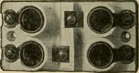 Picture 184 of 305 from Cyclopedia of applied electricity : a general reference work on direct-current generators and motors, storage batteries, electrochemistry, welding, electric wiring, meters, electric lighting, electric railways, power stations, switchboards, power transmission, alternating-current machinery, telegraphy, etc. (1916), leaf 312