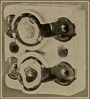 Picture 185 of 305 from Cyclopedia of applied electricity : a general reference work on direct-current generators and motors, storage batteries, electrochemistry, welding, electric wiring, meters, electric lighting, electric railways, power stations, switchboards, power transmission, alternating-current machinery, telegraphy, etc. (1916), leaf 313