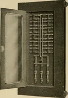 Picture 192 of 305 from Cyclopedia of applied electricity : a general reference work on direct-current generators and motors, storage batteries, electrochemistry, welding, electric wiring, meters, electric lighting, electric railways, power stations, switchboards, power transmission, alternating-current machinery, telegraphy, etc. (1916), leaf 324