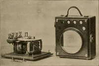 An illustration from Cyclopedia of applied electricity : a general reference work on direct-current generators and motors, storage batteries, electrochemistry, welding, electric wiring, meters, electric lighting, electric railways, power stations, switchboards, power transmission, alternating-current machinery, telegraphy, etc. (1916)