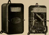 Picture 265 of 305 from Cyclopedia of applied electricity : a general reference work on direct-current generators and motors, storage batteries, electrochemistry, welding, electric wiring, meters, electric lighting, electric railways, power stations, switchboards, power transmission, alternating-current machinery, telegraphy, etc. (1916), leaf 433