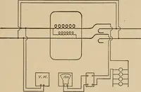 An illustration from Cyclopedia of applied electricity : a general reference work on direct-current generators and motors, storage batteries, electrochemistry, welding, electric wiring, meters, electric lighting, electric railways, power stations, switchboards, power transmission, alternating-current machinery, telegraphy, etc. (1916)