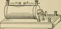 An illustration from Cyclopedia of applied electricity : a general reference work on direct-current generators and motors, storage batteries, electrochemistry, welding, electric wiring, meters, electric lighting, electric railways, power stations, switchboards, power transmission, alternating-current machinery, telegraphy, etc. (1916)
