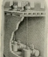 Picture 210 of 428 from Cyclopedia of applied electricity : a general reference work on direct-current generators and motors, storage batteries, electrochemistry, welding, electric wiring, meters, electric lighting, electric railways, power stations, switchboards, power transmission, alternating-current machinery, telegraphy, etc. (1916), leaf 287