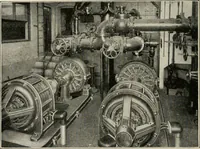 Picture 217 of 428 from Cyclopedia of applied electricity : a general reference work on direct-current generators and motors, storage batteries, electrochemistry, welding, electric wiring, meters, electric lighting, electric railways, power stations, switchboards, power transmission, alternating-current machinery, telegraphy, etc. (1916), leaf 292