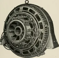 Picture 226 of 428 from Cyclopedia of applied electricity : a general reference work on direct-current generators and motors, storage batteries, electrochemistry, welding, electric wiring, meters, electric lighting, electric railways, power stations, switchboards, power transmission, alternating-current machinery, telegraphy, etc. (1916), leaf 303