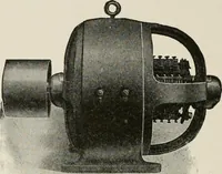 An illustration from Cyclopedia of applied electricity : a general reference work on direct-current generators and motors, storage batteries, electrochemistry, welding, electric wiring, meters, electric lighting, electric railways, power stations, switchboards, power transmission, alternating-current machinery, telegraphy, etc. (1916)