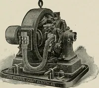 Picture 262 of 428 from Cyclopedia of applied electricity : a general reference work on direct-current generators and motors, storage batteries, electrochemistry, welding, electric wiring, meters, electric lighting, electric railways, power stations, switchboards, power transmission, alternating-current machinery, telegraphy, etc. (1916), leaf 329