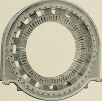 Picture 265 of 428 from Cyclopedia of applied electricity : a general reference work on direct-current generators and motors, storage batteries, electrochemistry, welding, electric wiring, meters, electric lighting, electric railways, power stations, switchboards, power transmission, alternating-current machinery, telegraphy, etc. (1916), leaf 331