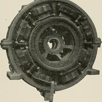 Picture 275 of 428 from Cyclopedia of applied electricity : a general reference work on direct-current generators and motors, storage batteries, electrochemistry, welding, electric wiring, meters, electric lighting, electric railways, power stations, switchboards, power transmission, alternating-current machinery, telegraphy, etc. (1916), leaf 341