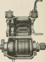 Picture 279 of 428 from Cyclopedia of applied electricity : a general reference work on direct-current generators and motors, storage batteries, electrochemistry, welding, electric wiring, meters, electric lighting, electric railways, power stations, switchboards, power transmission, alternating-current machinery, telegraphy, etc. (1916), leaf 346