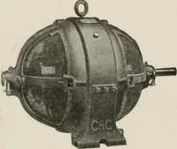 Picture 281 of 428 from Cyclopedia of applied electricity : a general reference work on direct-current generators and motors, storage batteries, electrochemistry, welding, electric wiring, meters, electric lighting, electric railways, power stations, switchboards, power transmission, alternating-current machinery, telegraphy, etc. (1916), leaf 347