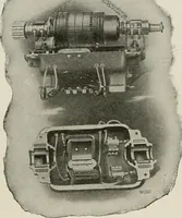 Picture 299 of 428 from Cyclopedia of applied electricity : a general reference work on direct-current generators and motors, storage batteries, electrochemistry, welding, electric wiring, meters, electric lighting, electric railways, power stations, switchboards, power transmission, alternating-current machinery, telegraphy, etc. (1916), leaf 363