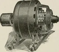 An illustration from Cyclopedia of applied electricity : a general reference work on direct-current generators and motors, storage batteries, electrochemistry, welding, electric wiring, meters, electric lighting, electric railways, power stations, switchboards, power transmission, alternating-current machinery, telegraphy, etc. (1916)