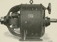 An illustration from Cyclopedia of applied electricity : a general reference work on direct-current generators and motors, storage batteries, electrochemistry, welding, electric wiring, meters, electric lighting, electric railways, power stations, switchboards, power transmission, alternating-current machinery, telegraphy, etc. (1916)