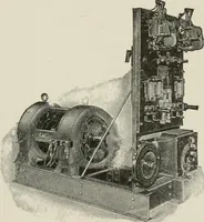 Picture 313 of 428 from Cyclopedia of applied electricity : a general reference work on direct-current generators and motors, storage batteries, electrochemistry, welding, electric wiring, meters, electric lighting, electric railways, power stations, switchboards, power transmission, alternating-current machinery, telegraphy, etc. (1916), leaf 373