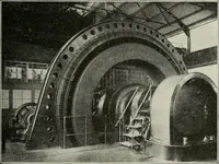 Picture 324 of 428 from Cyclopedia of applied electricity : a general reference work on direct-current generators and motors, storage batteries, electrochemistry, welding, electric wiring, meters, electric lighting, electric railways, power stations, switchboards, power transmission, alternating-current machinery, telegraphy, etc. (1916), leaf 383