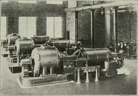 Picture 327 of 428 from Cyclopedia of applied electricity : a general reference work on direct-current generators and motors, storage batteries, electrochemistry, welding, electric wiring, meters, electric lighting, electric railways, power stations, switchboards, power transmission, alternating-current machinery, telegraphy, etc. (1916), leaf 385