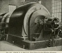Picture 335 of 428 from Cyclopedia of applied electricity : a general reference work on direct-current generators and motors, storage batteries, electrochemistry, welding, electric wiring, meters, electric lighting, electric railways, power stations, switchboards, power transmission, alternating-current machinery, telegraphy, etc. (1916), leaf 391