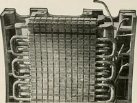 Picture 345 of 428 from Cyclopedia of applied electricity : a general reference work on direct-current generators and motors, storage batteries, electrochemistry, welding, electric wiring, meters, electric lighting, electric railways, power stations, switchboards, power transmission, alternating-current machinery, telegraphy, etc. (1916), leaf 398