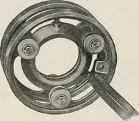 Picture 351 of 428 from Cyclopedia of applied electricity : a general reference work on direct-current generators and motors, storage batteries, electrochemistry, welding, electric wiring, meters, electric lighting, electric railways, power stations, switchboards, power transmission, alternating-current machinery, telegraphy, etc. (1916), leaf 401
