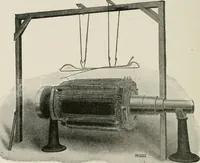 Picture 356 of 428 from Cyclopedia of applied electricity : a general reference work on direct-current generators and motors, storage batteries, electrochemistry, welding, electric wiring, meters, electric lighting, electric railways, power stations, switchboards, power transmission, alternating-current machinery, telegraphy, etc. (1916), leaf 404