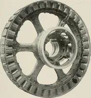 Picture 369 of 428 from Cyclopedia of applied electricity : a general reference work on direct-current generators and motors, storage batteries, electrochemistry, welding, electric wiring, meters, electric lighting, electric railways, power stations, switchboards, power transmission, alternating-current machinery, telegraphy, etc. (1916), leaf 413