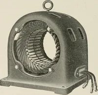Picture 383 of 428 from Cyclopedia of applied electricity : a general reference work on direct-current generators and motors, storage batteries, electrochemistry, welding, electric wiring, meters, electric lighting, electric railways, power stations, switchboards, power transmission, alternating-current machinery, telegraphy, etc. (1916), leaf 424
